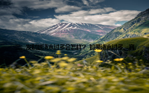 二、发财树浇水过多会怎样? 如果浇水过多, 容易导致以下问题 根系腐烂过多水分会浸湿土壤, 使根系长时间处于湿润状态, 导致根系无法呼吸, 进而腐烂