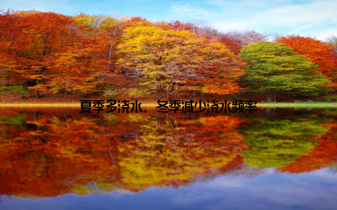 夏季多浇水, 冬季减少浇水频率