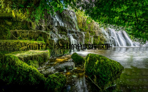 好了, 今天我的分享就到这里