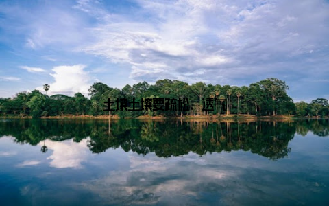 土壤土壤要疏松、透气