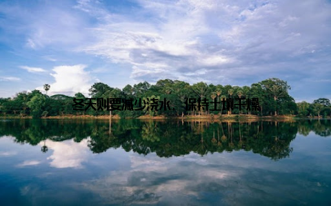 冬天则要减少浇水, 保持土壤干燥