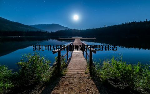 绑扎可以帮助植物保持理想的形态