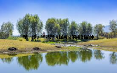 第一步, 当然是选择合适的果树品种